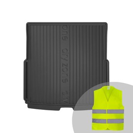 FROGUM DryZone Rubber Mat All Year Round Practical Car Boot Mat Boot Liner Suitable for Skoda Superb III from 2015 | High Edge | Robust and Durable