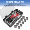 15Pcs M14x1.5 Inserts Spark Plug Thread Repair Kit with Box,Helicoil