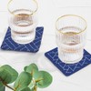 ORIGACH 5 Set DIY Sashiko Coaster Kit, Coaster Making Kit