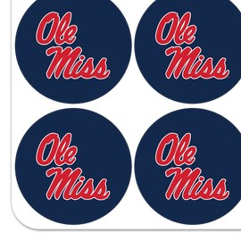 University of Mississippi Primary Logo Planner Calendar Scrapbooking Crafting Stickers