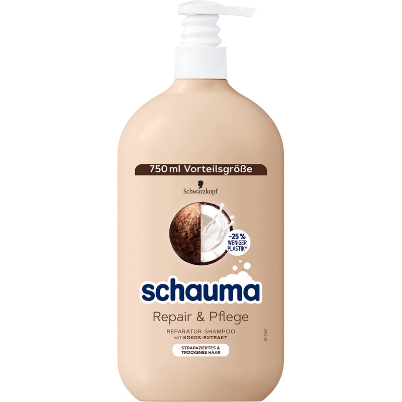 Schauma Schwarzkopf Farbschutz-Shampoo Color Glanz (1x 750 ml), Haarshampoo pflegt