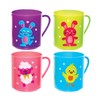 Baker Ross FX479 Easter Characters Plastic Mugs - Pack of