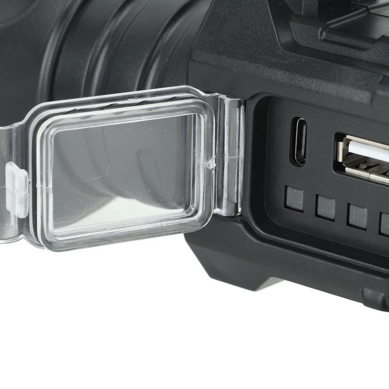 W590 Rechargeable Spotlight Handheld Lamp Strong Light Searchlight USB Chargeable