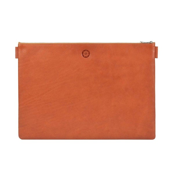 Sonnenleder Document Folder Large Bank Bag A4 Leather with Zip