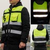 TOOLSTAR Reflective Safety Vest, High Visibility Vest 2 Band 360°Reflective