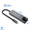ATLANTIS A04-TC_LANHD+PU Mini Docking Station USB C (Type C) to