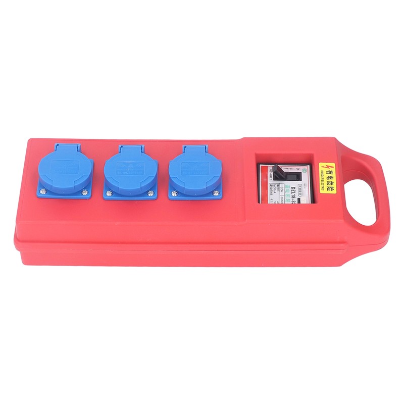 Portable Socket Box 3 Position 3 Hole Outlet IP54 Mobile