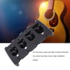 Guitar Bridge 4 String Metal Tailpiece Instrument Accessory Set Kit