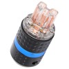 Monosaudio E103/F103 Power Plug Transparent Pure Copper Power Plug Audio