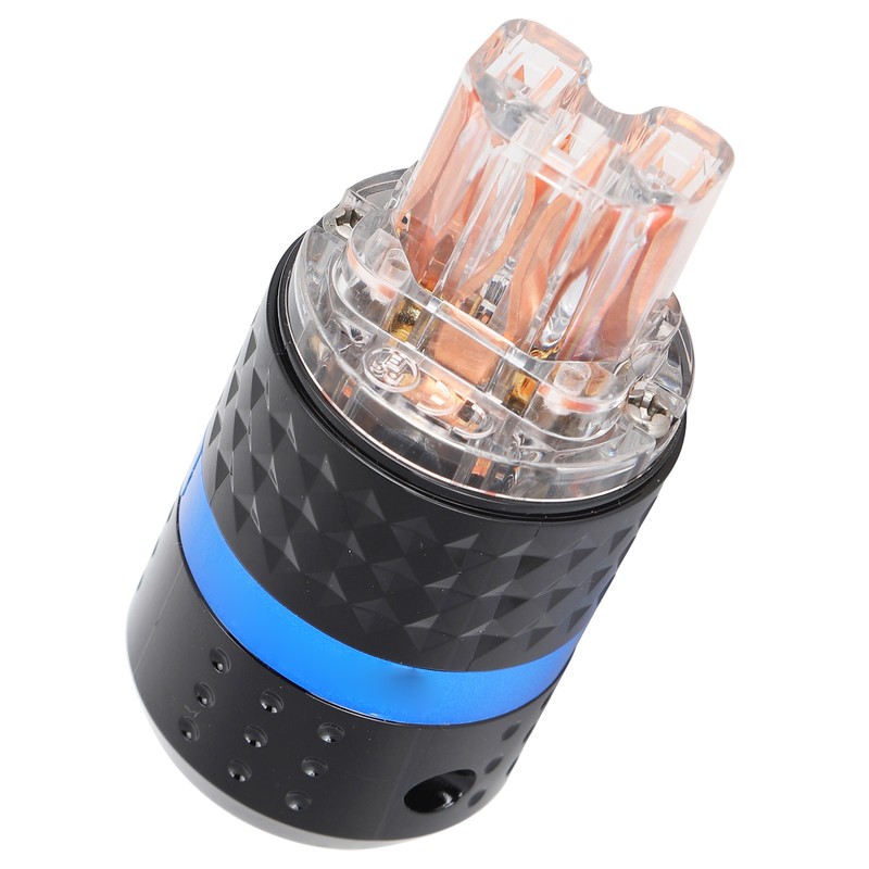 Monosaudio E103/F103 Power Plug Transparent Pure Copper Power Plug Audio