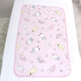 Sanrio Characters Pile Fabric Bedwetting Sheets 27.6 x 47.2 inches (70 x 120 cm), SS-31-207-46, Chromi, My Melody, Kitty, Cinnamoroll, Pompompurin, Waterproof Sheets