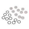 10pcs Resin Lens Brake Master Cylinder Sight Glass for Motorcycle