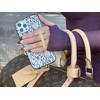 CRYSTALFY: Crystal Phone Grip and Phone Strap with Real Turquoise