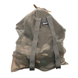 Cupped Waterfowl Large Mesh Bag, Durable Mesh Storage with Shoulder Straps Duck Decoy Bag, Brown, One Size