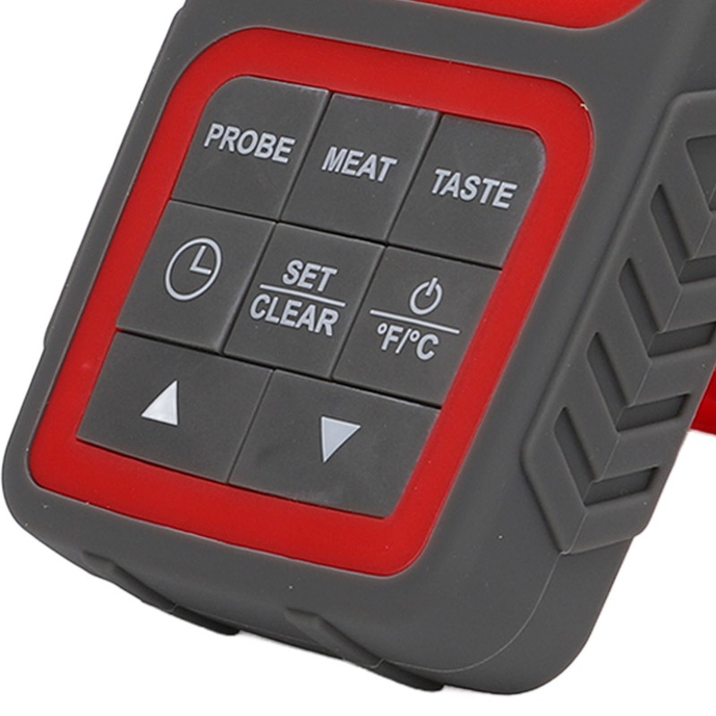 500ft Wireless Meat Temperature Meter High Accuracy LCD Backlit Temperature