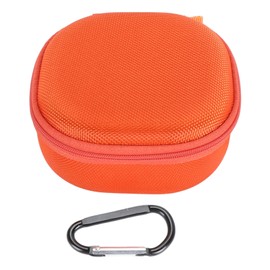 Bluetooth Speaker Hard Travel Case Lightweight Waterproof Scratch Proof Shockproof Protective Carrying Case Bag for Wireless Speaker Accessories Orange
