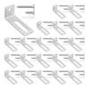 PDETVEO 20PCS Whiteboard Mounting Hardware Kits, L-Shaped Hanging Brackets with