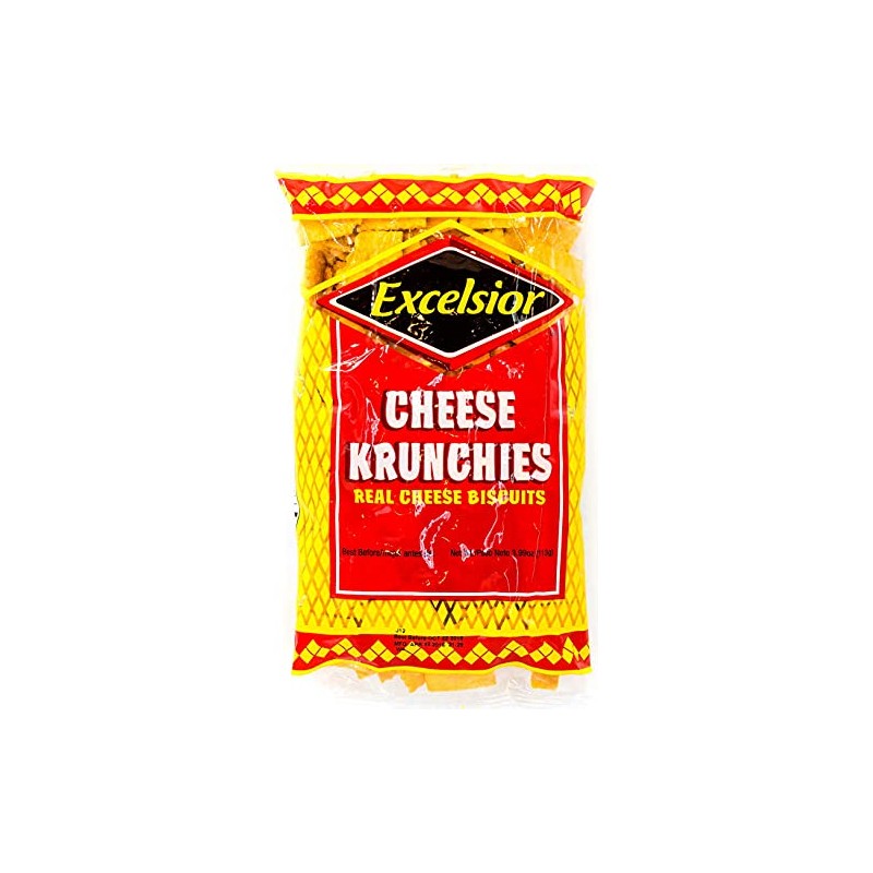 Excelsior Cheese Krunchies 3.99 Ounce (Pack of 20)