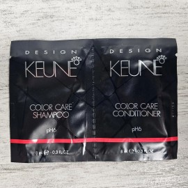 KEUNE DESIGN Color Care Shampoo & Conditioner Duo Sample Packets .3 oz-LOT OF 6