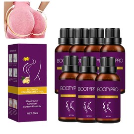 Giltpeak Bootypro Hip Lifting Massage Oil, Natural Herbal Hip Lift Up Massage Oil, Butt Firming Oil for Women, Buttock Lifting Essential Oil for Women 30ml (7 PCS)