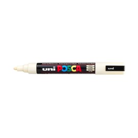 POSCA Mitsubishi Pencil - 8 Marker PC5M - Tapered Tip - Warm Colours - Water Based Marker - for Paper, Textiles, Glass, Pebbles, Wood