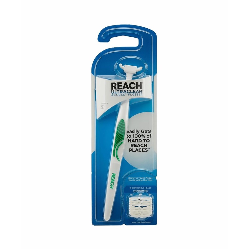 REACH Ultraclean Access Snap-On Flosser & Flosser Refill Head 28