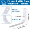 2 Pcs Shelf Wall Brackets Supports, 5.9inches/150mm Heavy Duty L