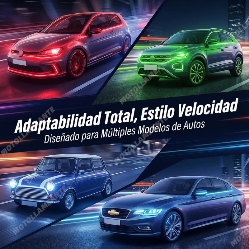 60cm Par Tira Led Drl Flexible Direccional Secuencial Auto