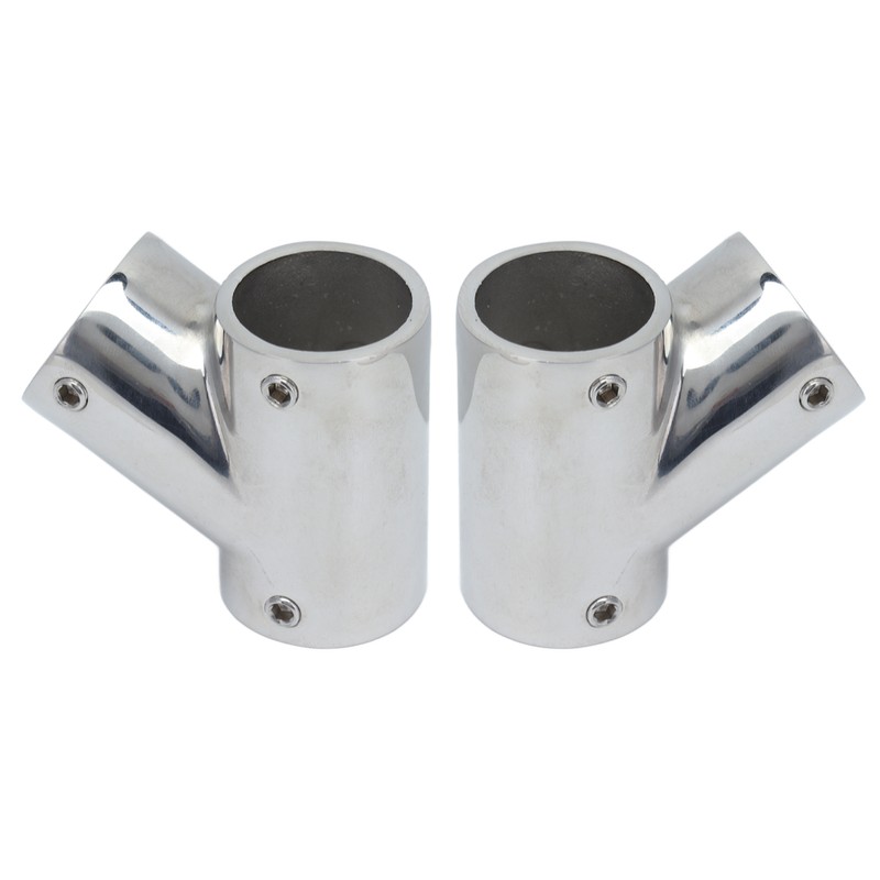 1 Pair of Boat Handrail Fittings Parts 60 Degree 316
