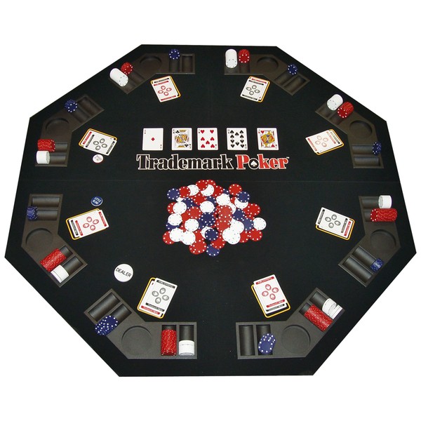 Trademark Poker Texas Traveller Table Top & Chip Travel Set