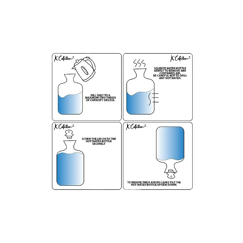 K Collection K Collection 2 x Hot Water Bottles C