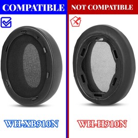 WH-XB910 Headset-Ohrpolster, Ersatz-Ohrpolster, kompatibel mit Sony WH-XB910N XB910N Headset-Ohrpolster, Kopfbandabdeckung (WH-XB910N)