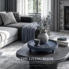 Beaded Wood Riser: Round Display Stand for Rustic Room Decor,