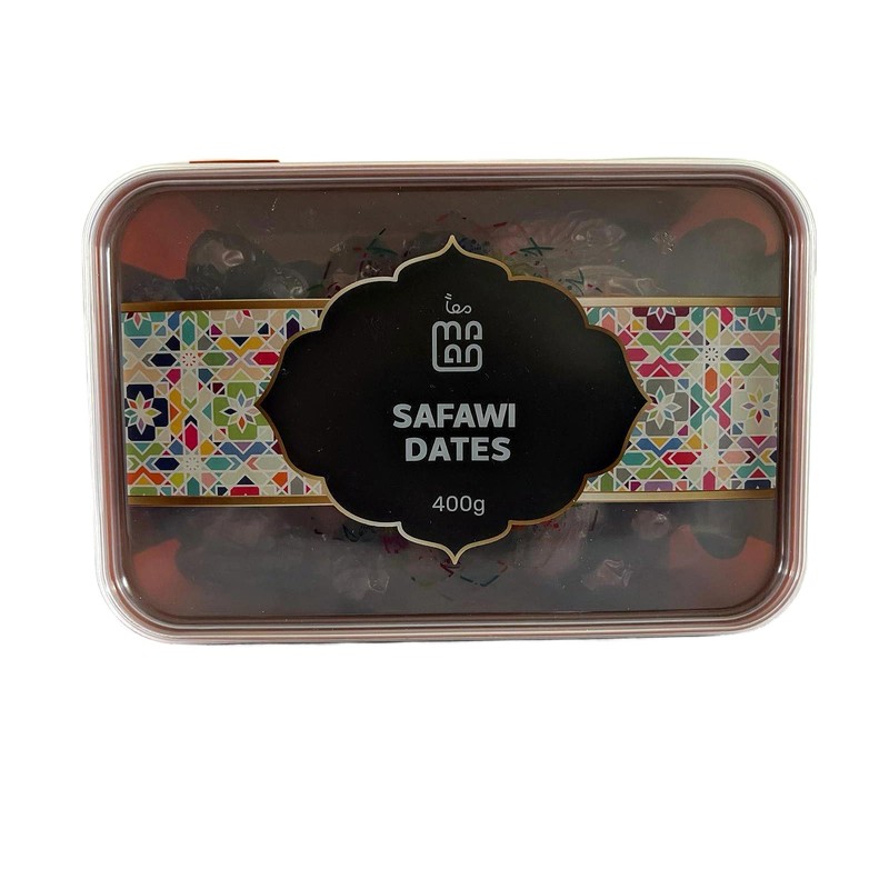 MAAN Safawi Dates 400g Premium Quality Imported from Madina, Saudi