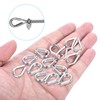 PATIKIL 24pcs Wire Rope Kit M3 Stainless Steel Thimble Wire