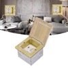 Floor Power Socket Embedded Installation USB Waterproof Dust Proof Recessed