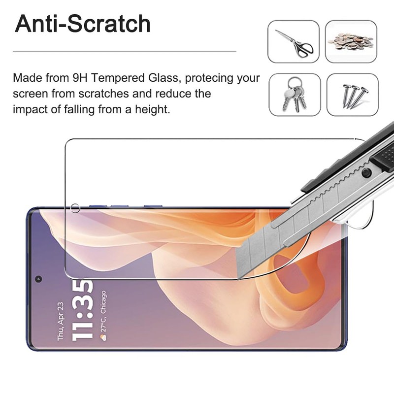 carinacoco 3 Pack Elastic Skin Screen Protector for Motorola Moto
