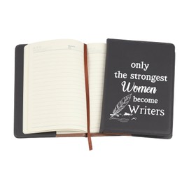 Gzrlyf only the Strongest Women Become Writers Notebook Journal with Lines Female Author Gifts for Future Writer Novelist (Writer Notebook)