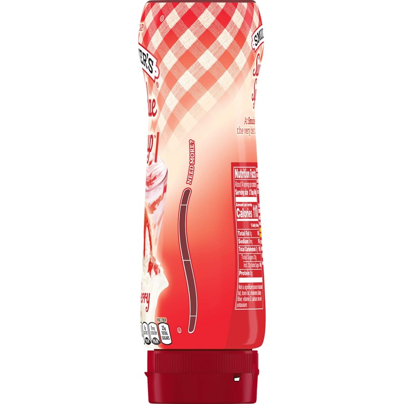 Smucker's Sundae Syrup Strawberry Flavored Syrup, 20 Ounces (Pack of