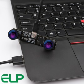 Webcamera_usb 4MP Dual Lens USB Camera Module Synchronization Binocular Webcam Board High Speed 1080P 60fps Lightburn Camera for Laser Engraver Mini UVC USB2.0 Camera for Computer Raspberry Pi