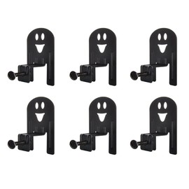 NEW JETO Non Slip Mattress Gaskets - Sturdy Adjustable Anti-Slip Baffle Cartoon Mattress Holder Black Metal Pad Gripper Easy to Install Suitable for Most Bed Frames 6 Pcs