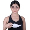 HealthGoodsIn Ceramic Neti Pot with Salt, Dishwasher Friendly, Holds 225