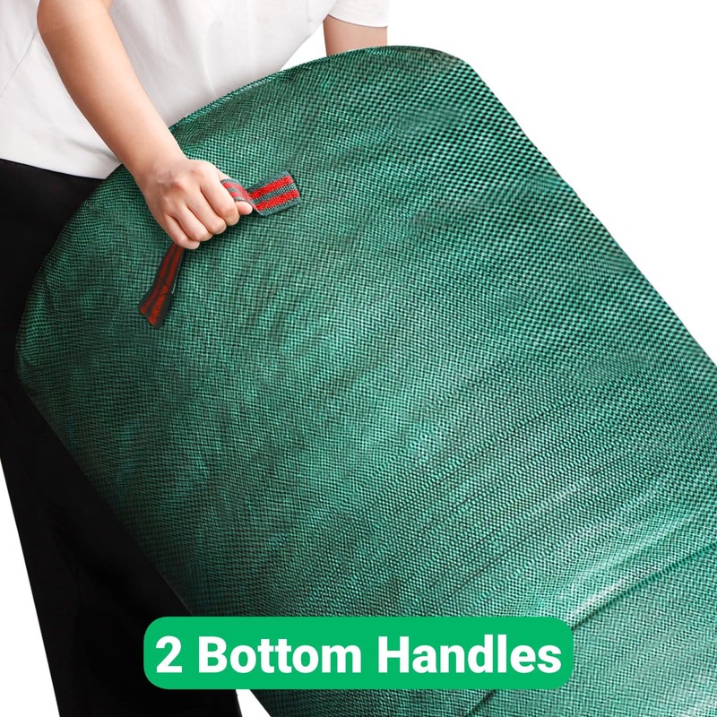 Mezchi 4 Pack 72 Gallons Reusable Yard Waste Bag, Large