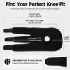 2 Pack Knee Support Brace Spring Compression Sleeve for Men