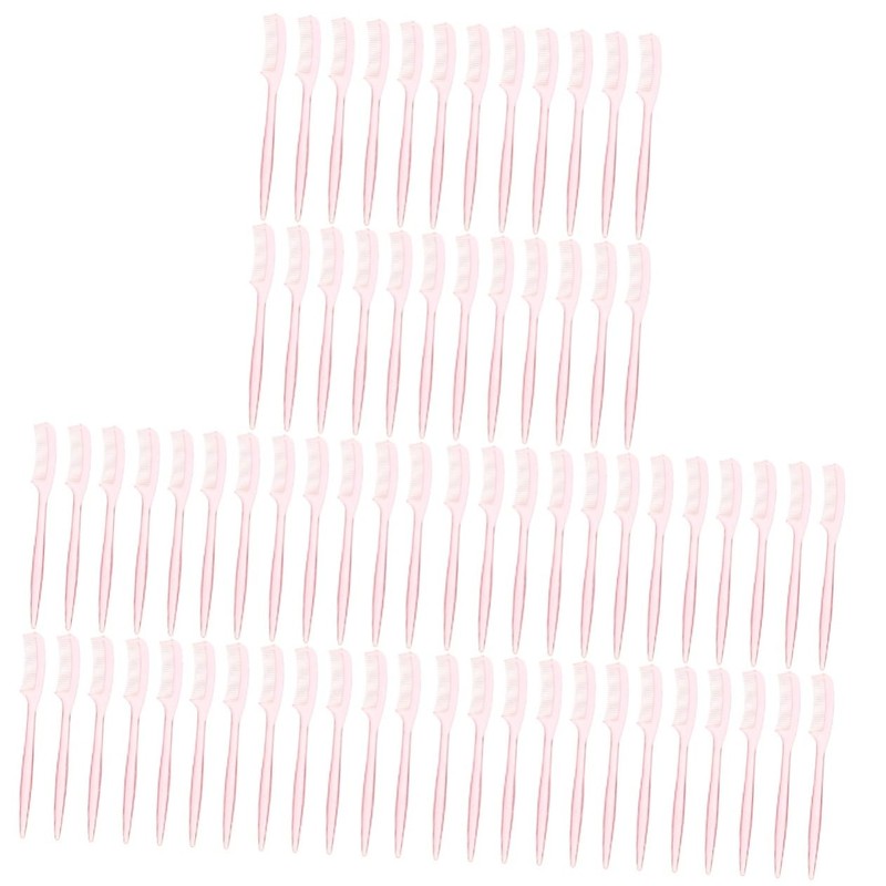 FOMIYES 300pcs Mini Eyelash Extensions Brush Comb Versatile Eyebrow Eyelash