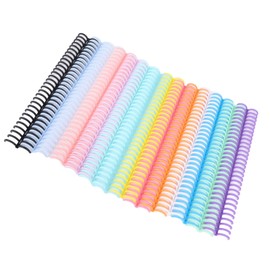 Garosa Plastic Combs 14 Colors, 30 PP Binding Spines for Document Binding with 150 Sheet Capacity Compatible A4 B5 A5 Paper, Vibrant Color Options for Office School Projects