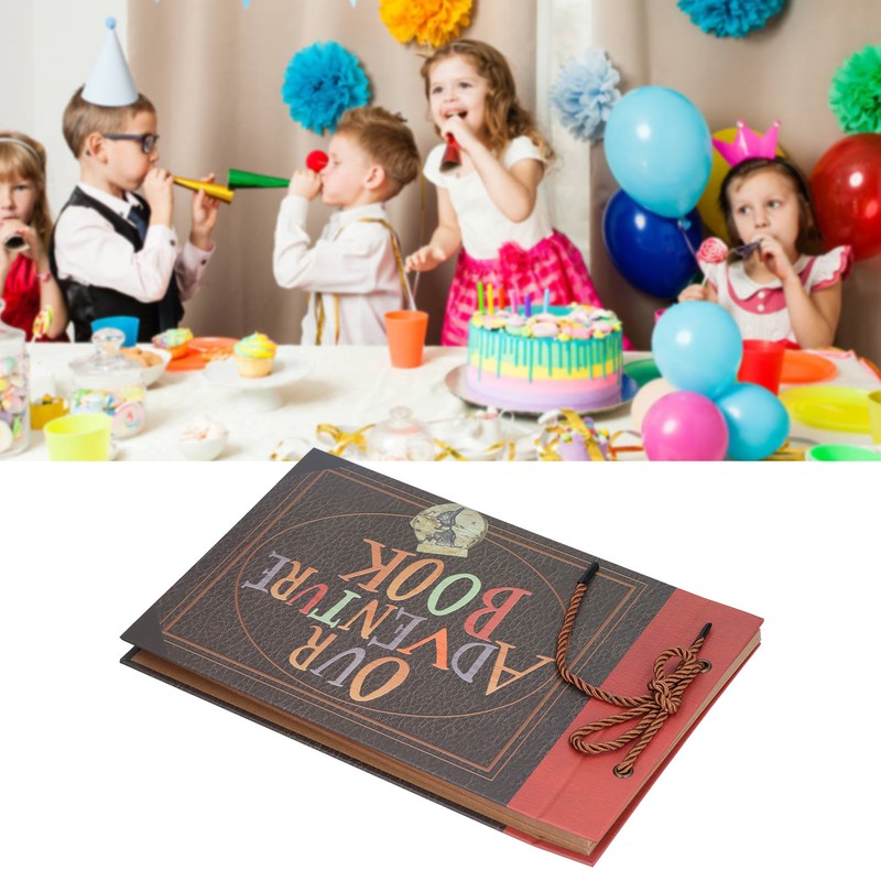 Photo Album DIY Retro Style Tether Loose Leaf Picture Album