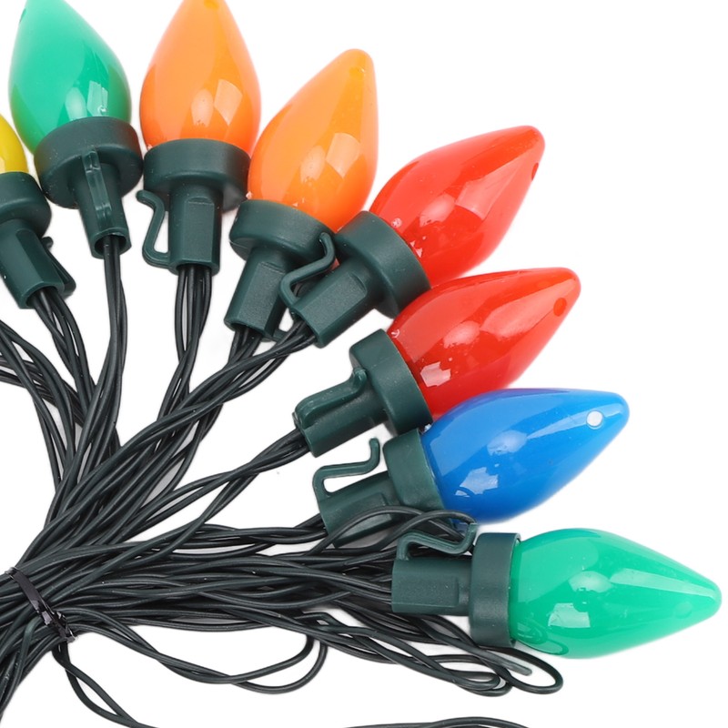 C9 LED Christmas String Lights 16.4ft 20 LED Waterproof C9