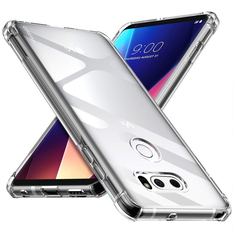 CASEVASN TPU for LG V30/V30S/V30 Plus/V30S ThinQ/V35/V35 ThinQ Case Clear,