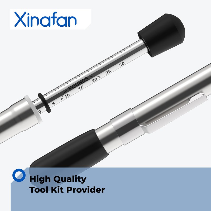 Xinafan Door Pressure Gauge 0 to 35 Lbs for Hinged